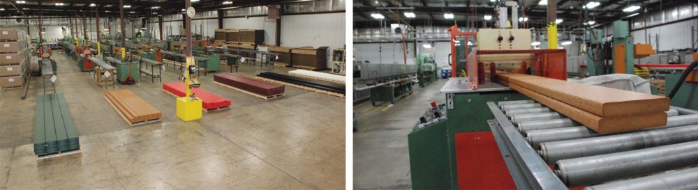 poly lumber in factory